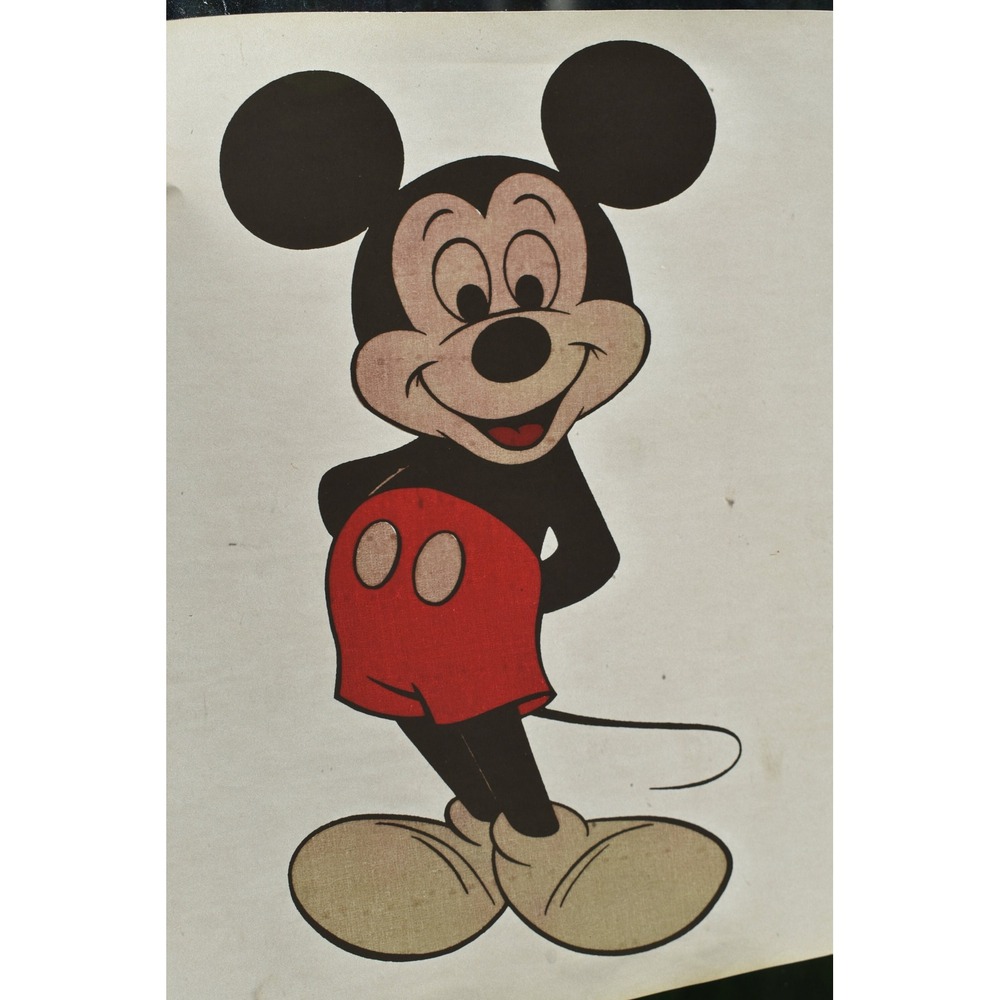 Mickey Mouse vintage iron on transfer, vintage iron ons, tee shirt transfer